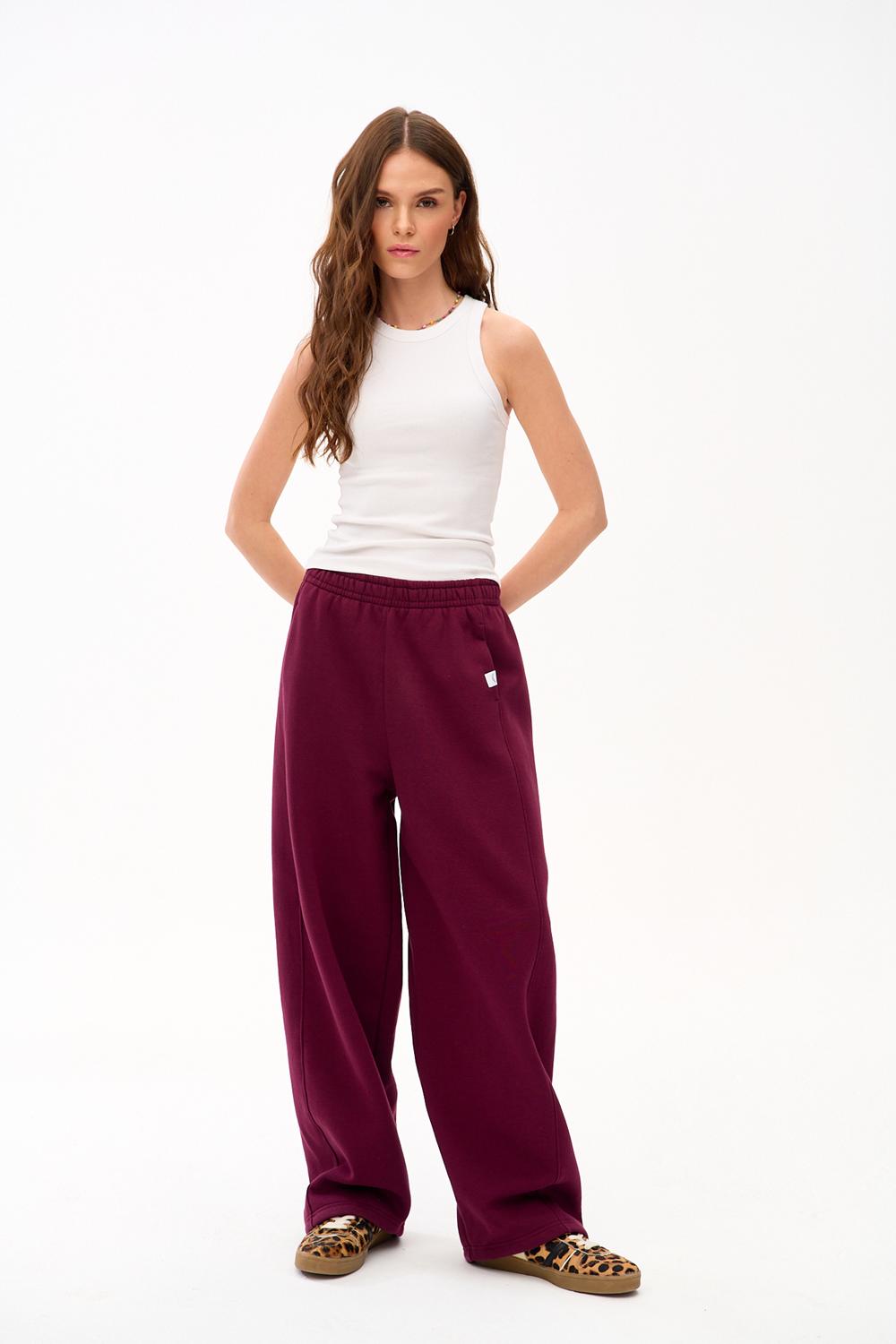 Boarding Soon Wide-Leg Sweatpants