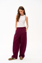 Boarding Soon Wide-Leg Sweatpants