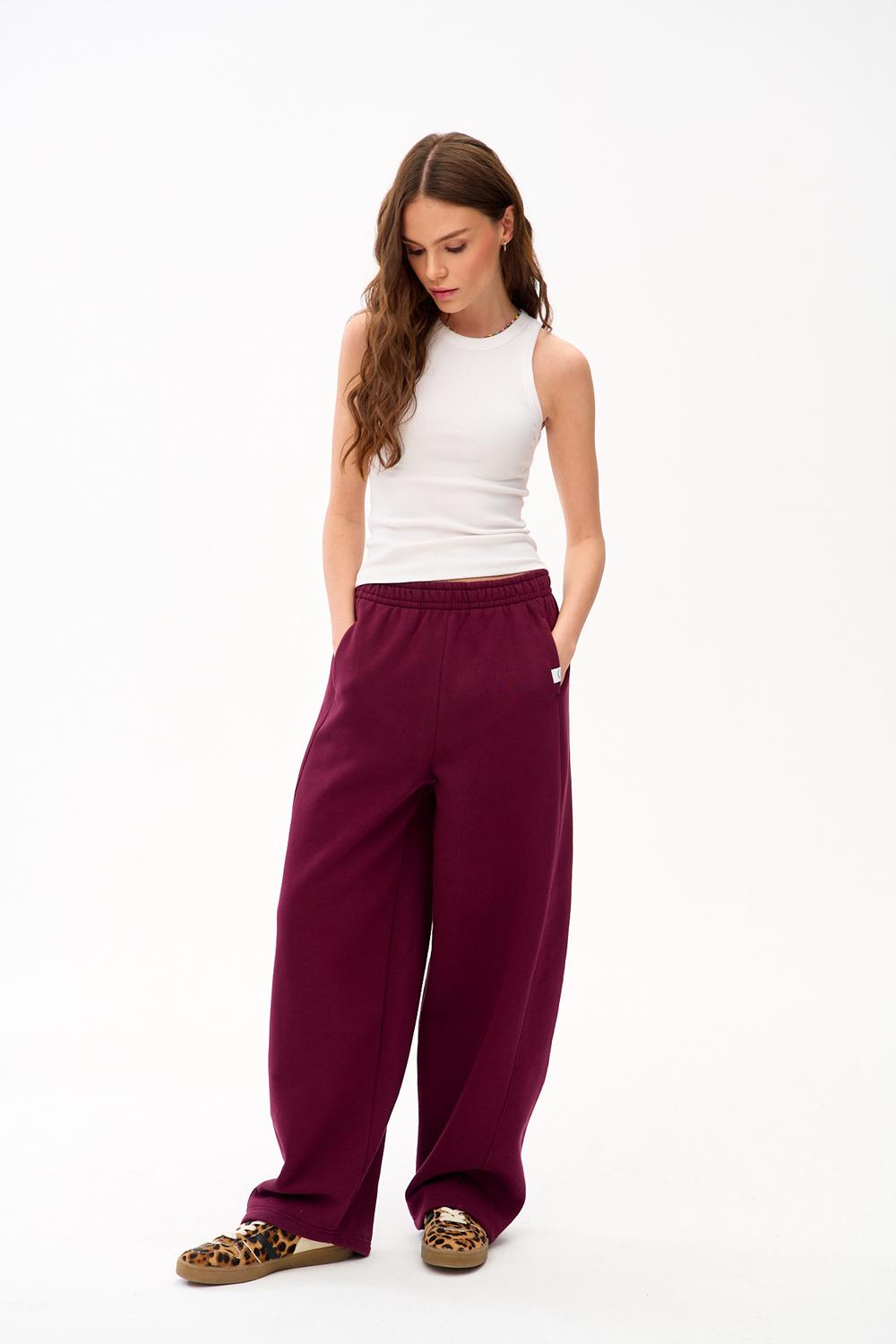 Boarding Soon Wide-Leg Sweatpants