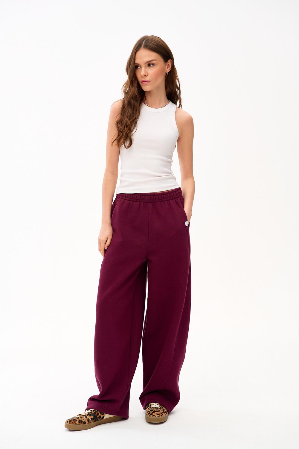 Boarding Soon Wide-Leg Sweatpants