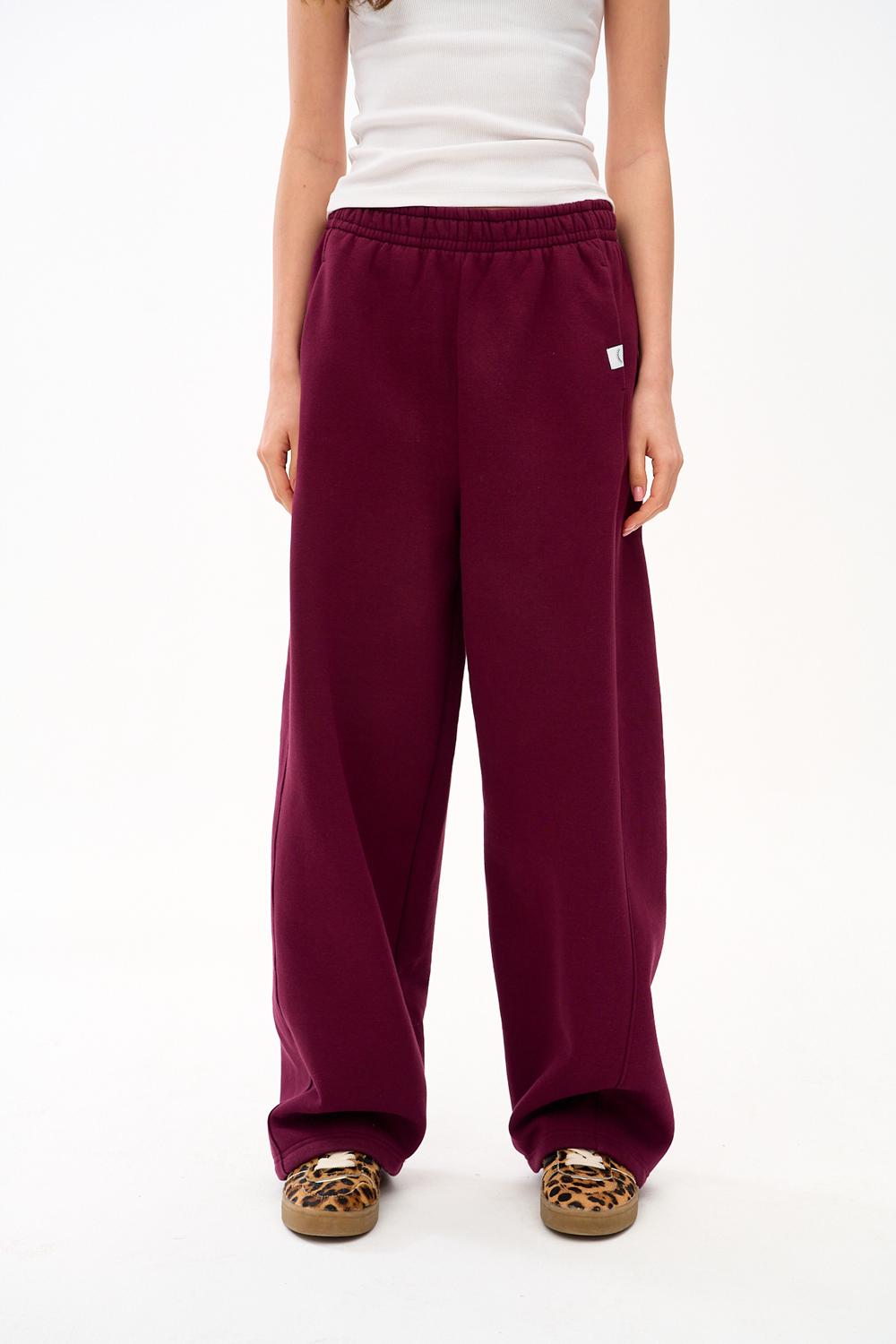 Boarding Soon Wide-Leg Sweatpants
