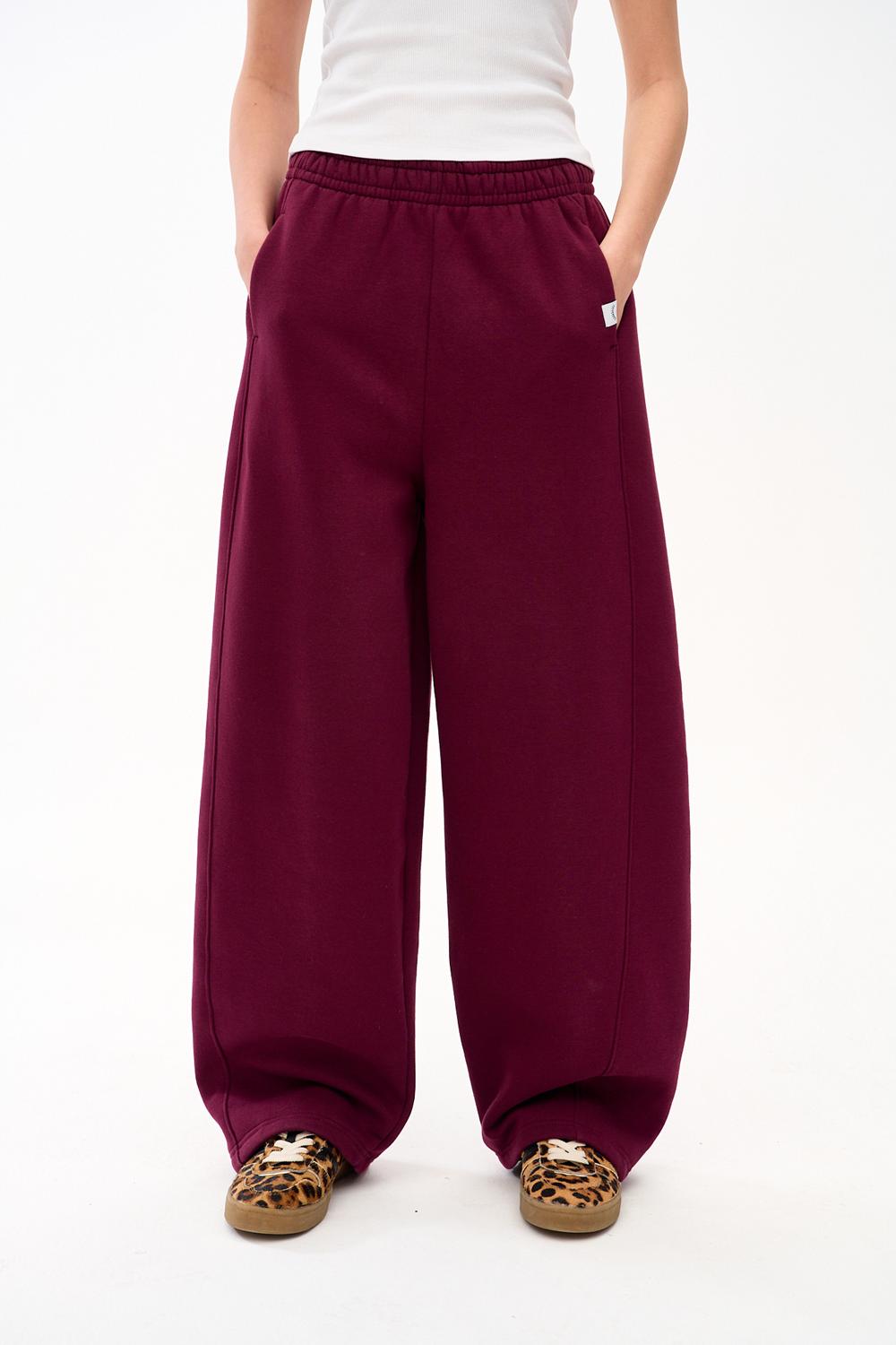 Boarding Soon Wide-Leg Sweatpants