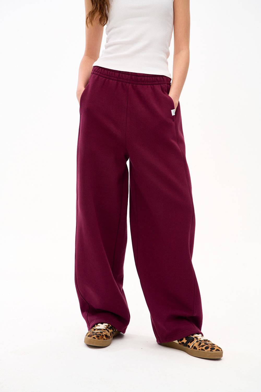 Boarding Soon Wide-Leg Sweatpants