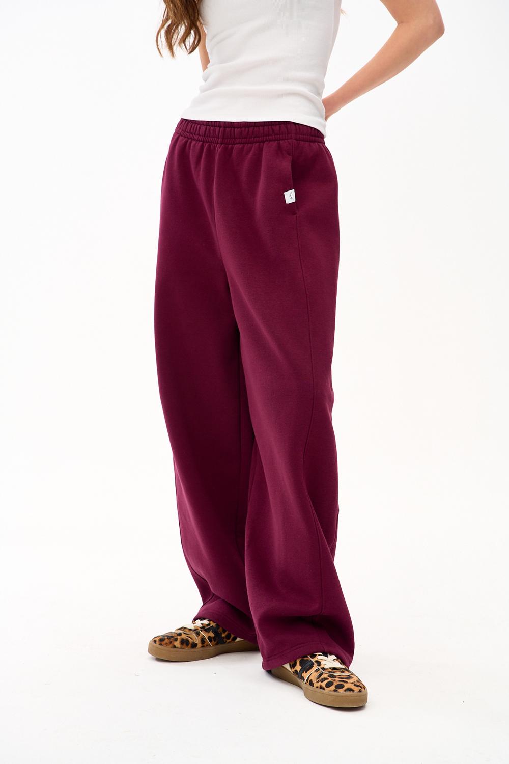 Boarding Soon Wide-Leg Sweatpants