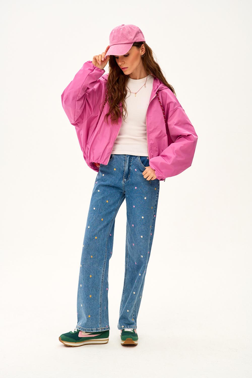 Parka corta con capucha Dahlia Crush