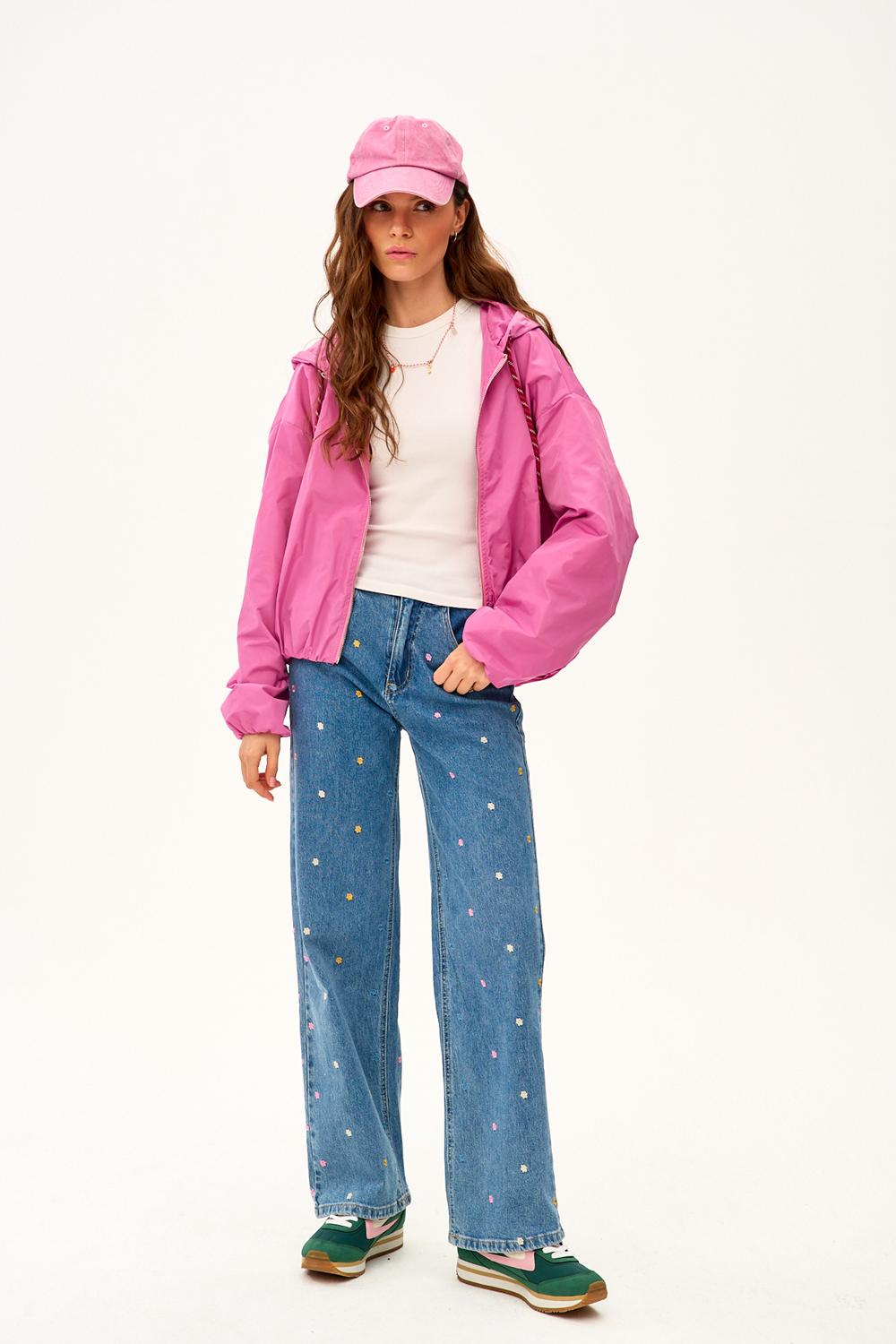 Parka corta con capucha Dahlia Crush