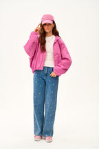 Parka corta con capucha Dahlia Crush