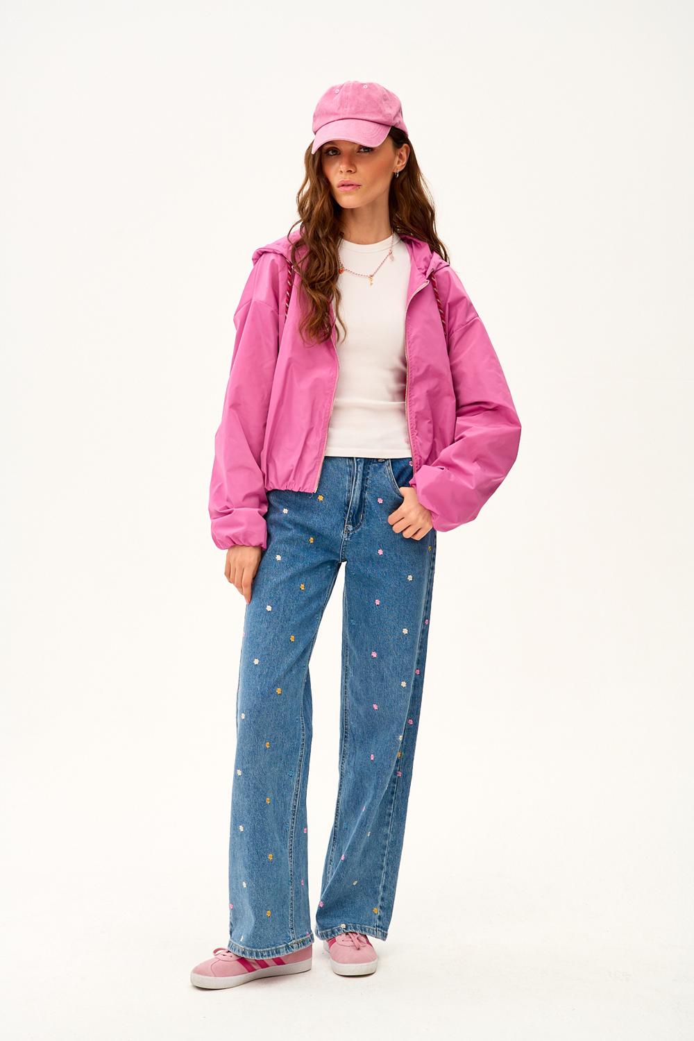 Parka corta con capucha Dahlia Crush