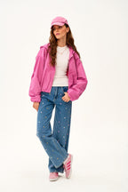Parka corta con capucha Dahlia Crush