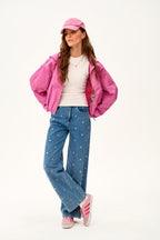 Parka corta con capucha Dahlia Crush