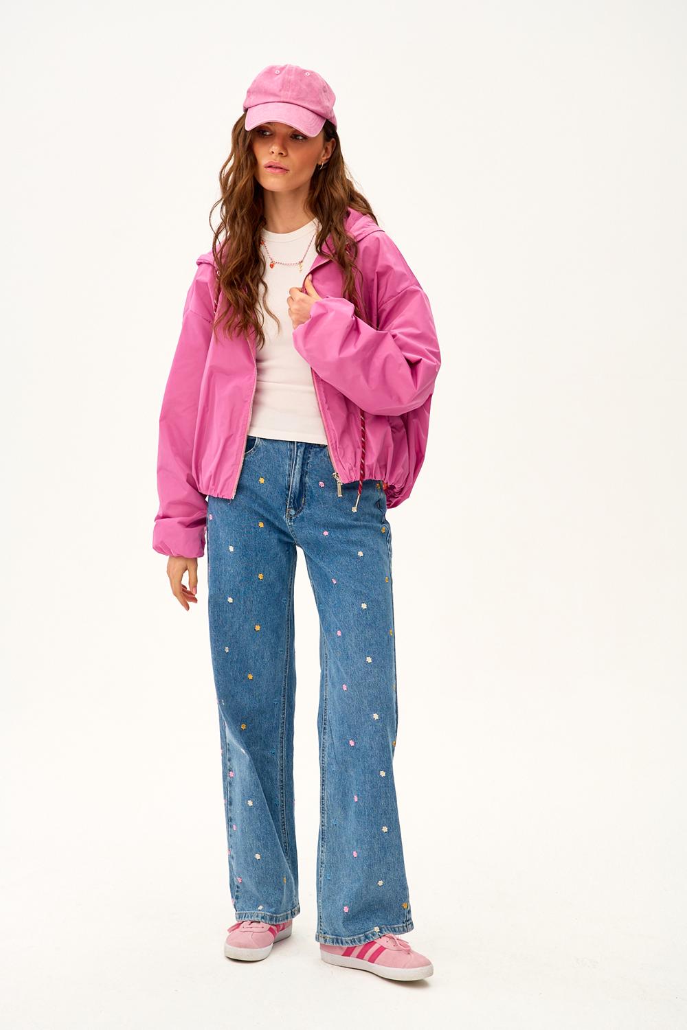Parka corta con capucha Dahlia Crush