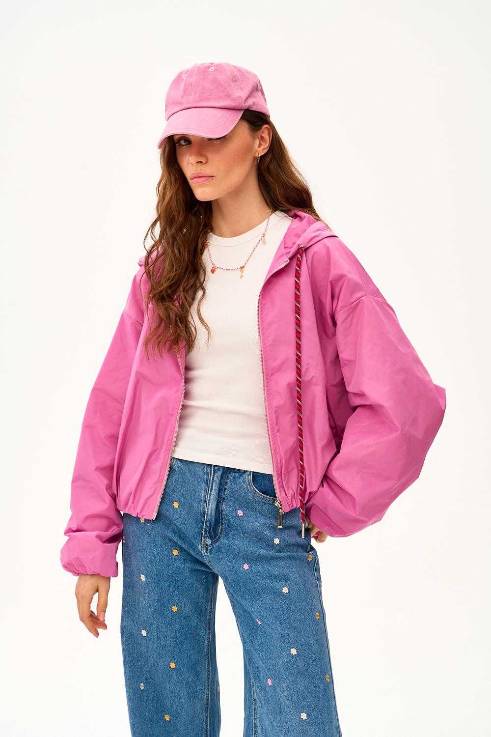 Parka corta con capucha Dahlia Crush