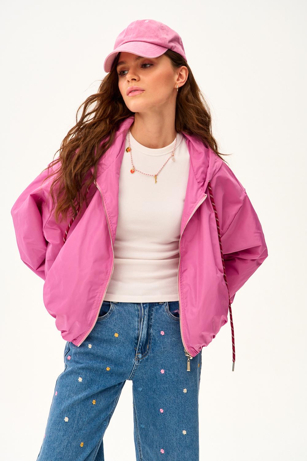 Parka corta con capucha Dahlia Crush