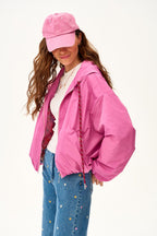 Parka corta con capucha Dahlia Crush
