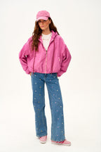 Parka corta con capucha Dahlia Crush