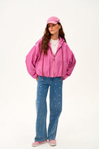 Parka corta con capucha Dahlia Crush