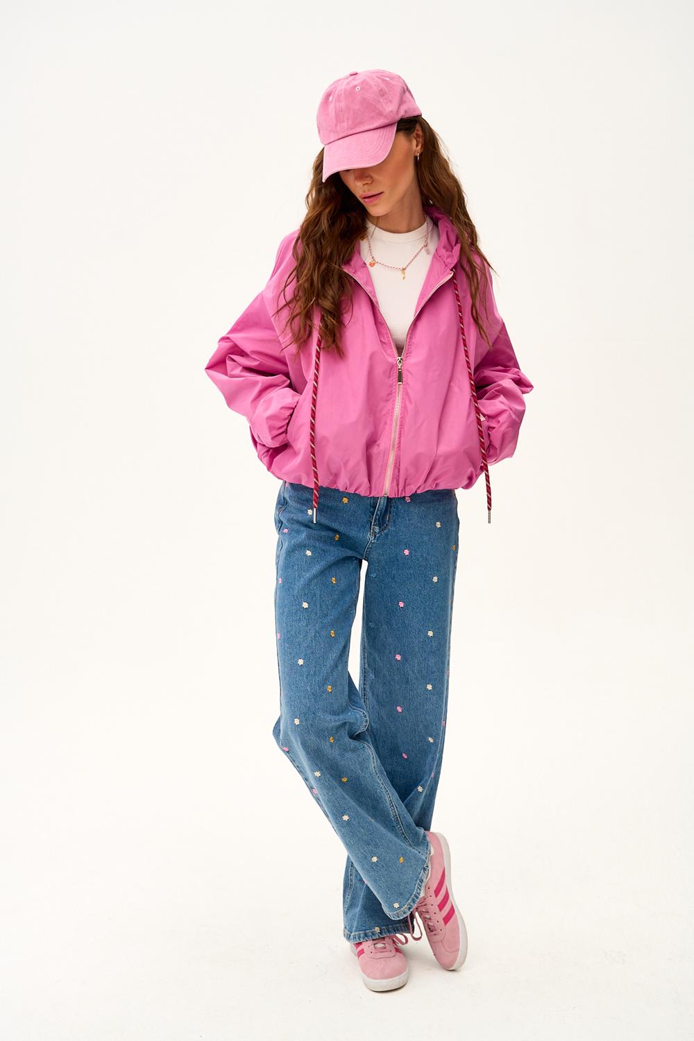 Parka corta con capucha Dahlia Crush
