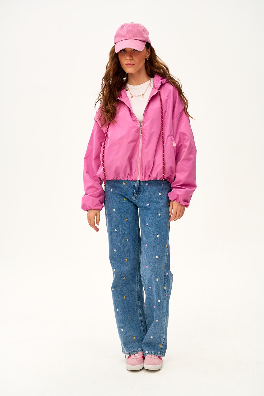 Parka corta con capucha Dahlia Crush