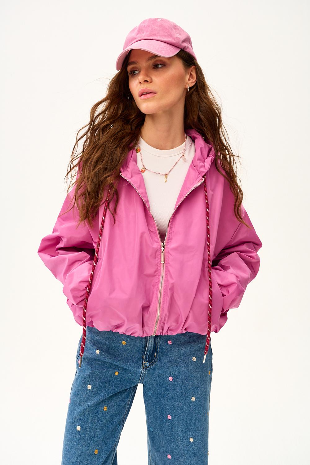 Parka corta con capucha Dahlia Crush