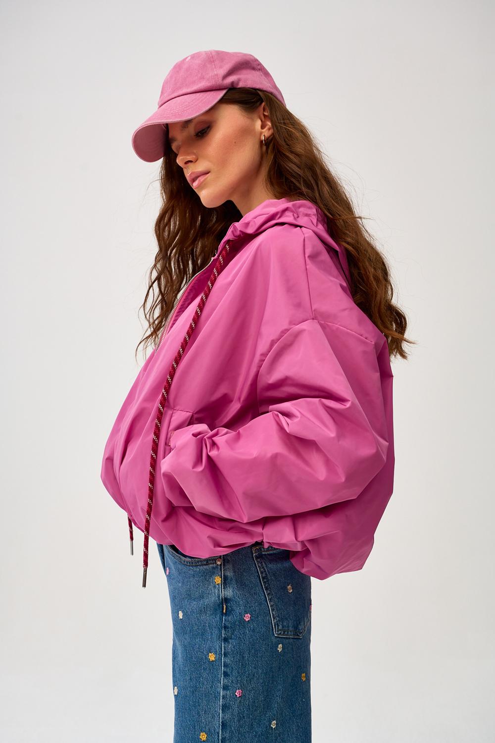 Parka corta con capucha Dahlia Crush