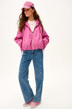 Parka corta con capucha Dahlia Crush