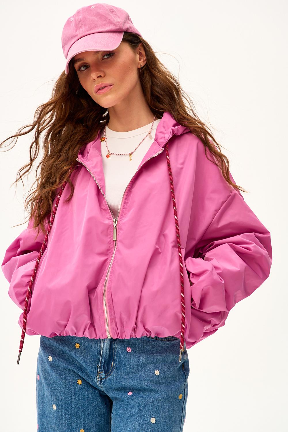 Parka corta con capucha Dahlia Crush