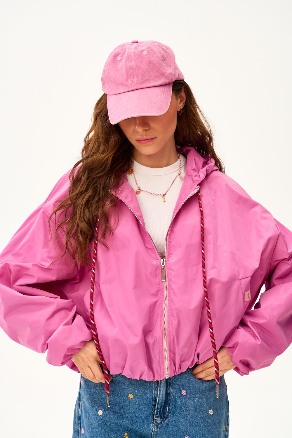 Parka corta con capucha Dahlia Crush