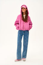 Parka corta con capucha Dahlia Crush