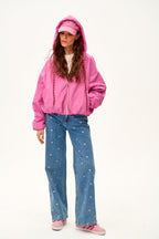 Parka corta con capucha Dahlia Crush
