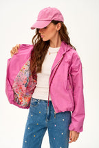 Parka corta con capucha Dahlia Crush