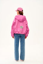 Parka corta con capucha Dahlia Crush