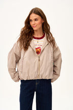 Parka corta con capucha Desert Flower