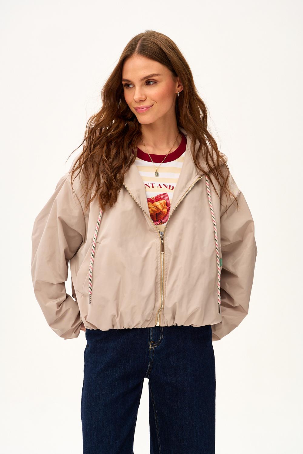 Parka corta con capucha Desert Flower