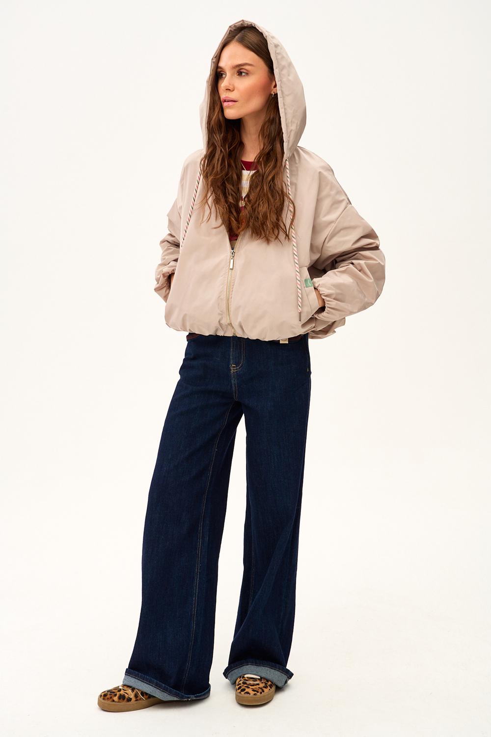 Parka corta con capucha Desert Flower