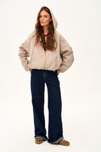 Parka corta con capucha Desert Flower