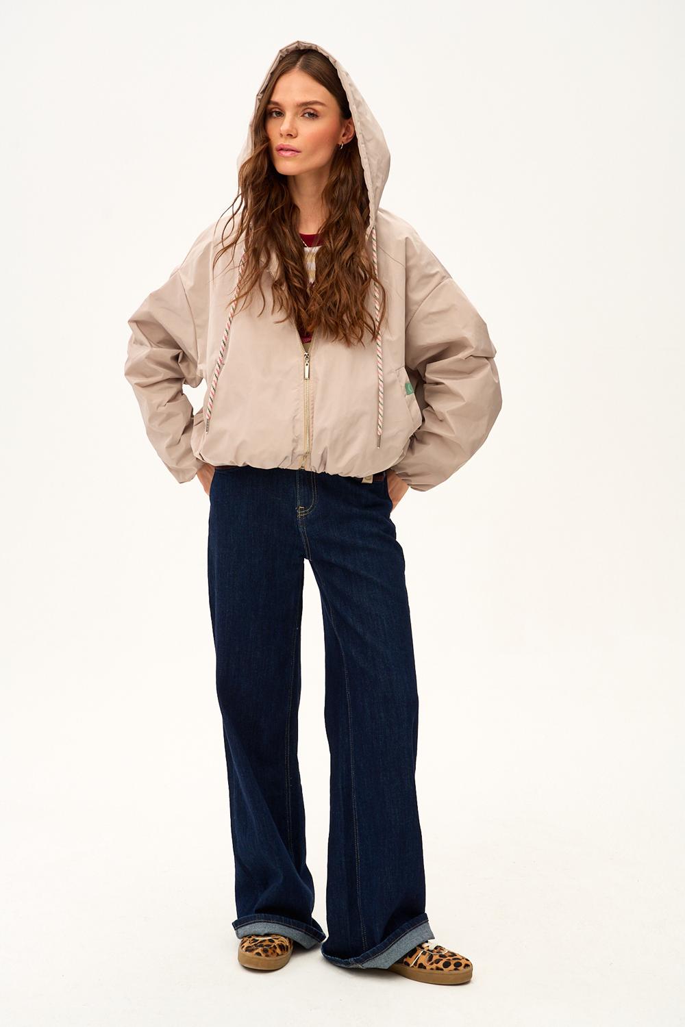 Parka corta con capucha Desert Flower