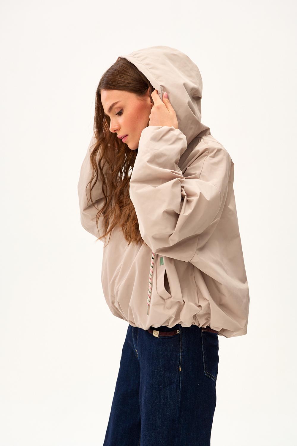 Parka corta con capucha Desert Flower