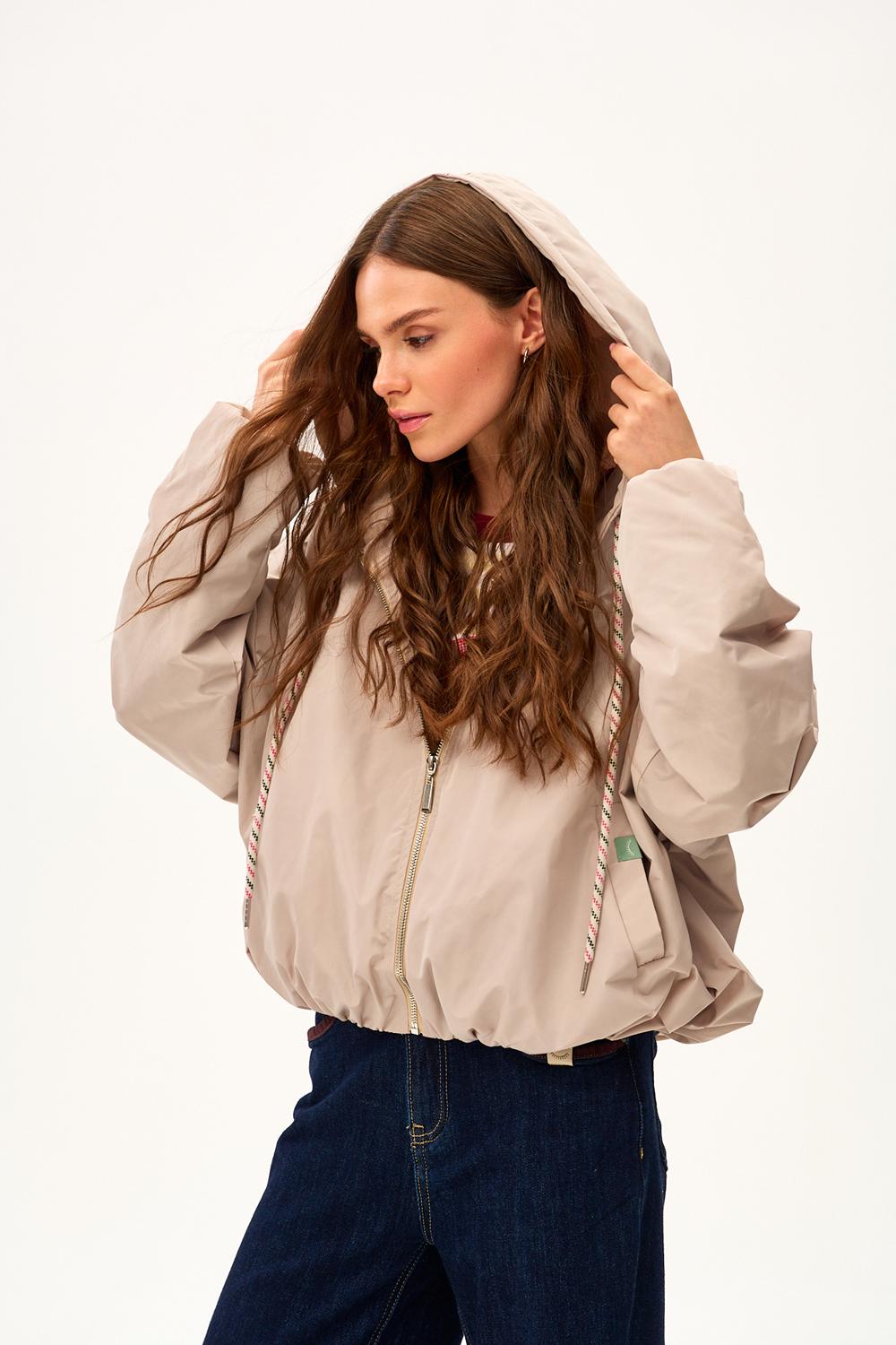 Parka corta con capucha Desert Flower