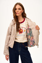 Parka corta con capucha Desert Flower