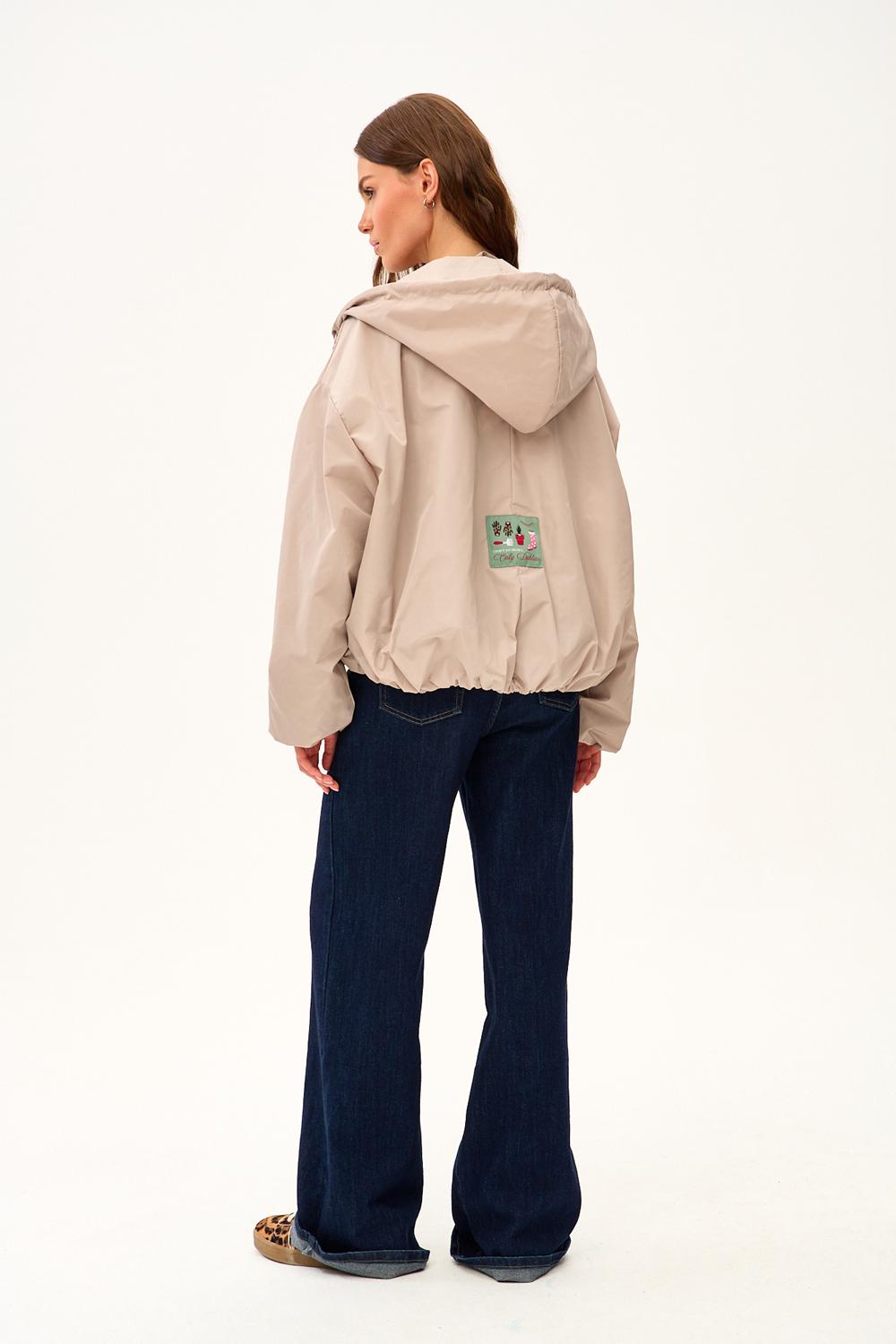 Parka corta con capucha Desert Flower