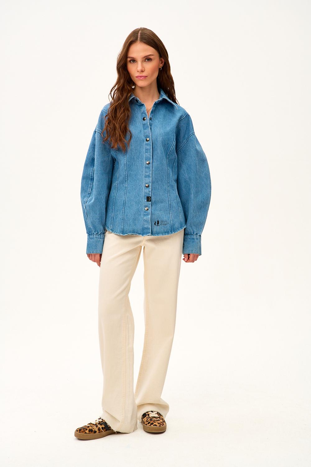 Sunrise Somewhere Denim Shirt