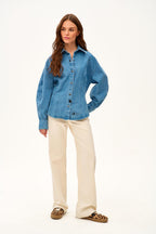 Sunrise Somewhere Denim Shirt