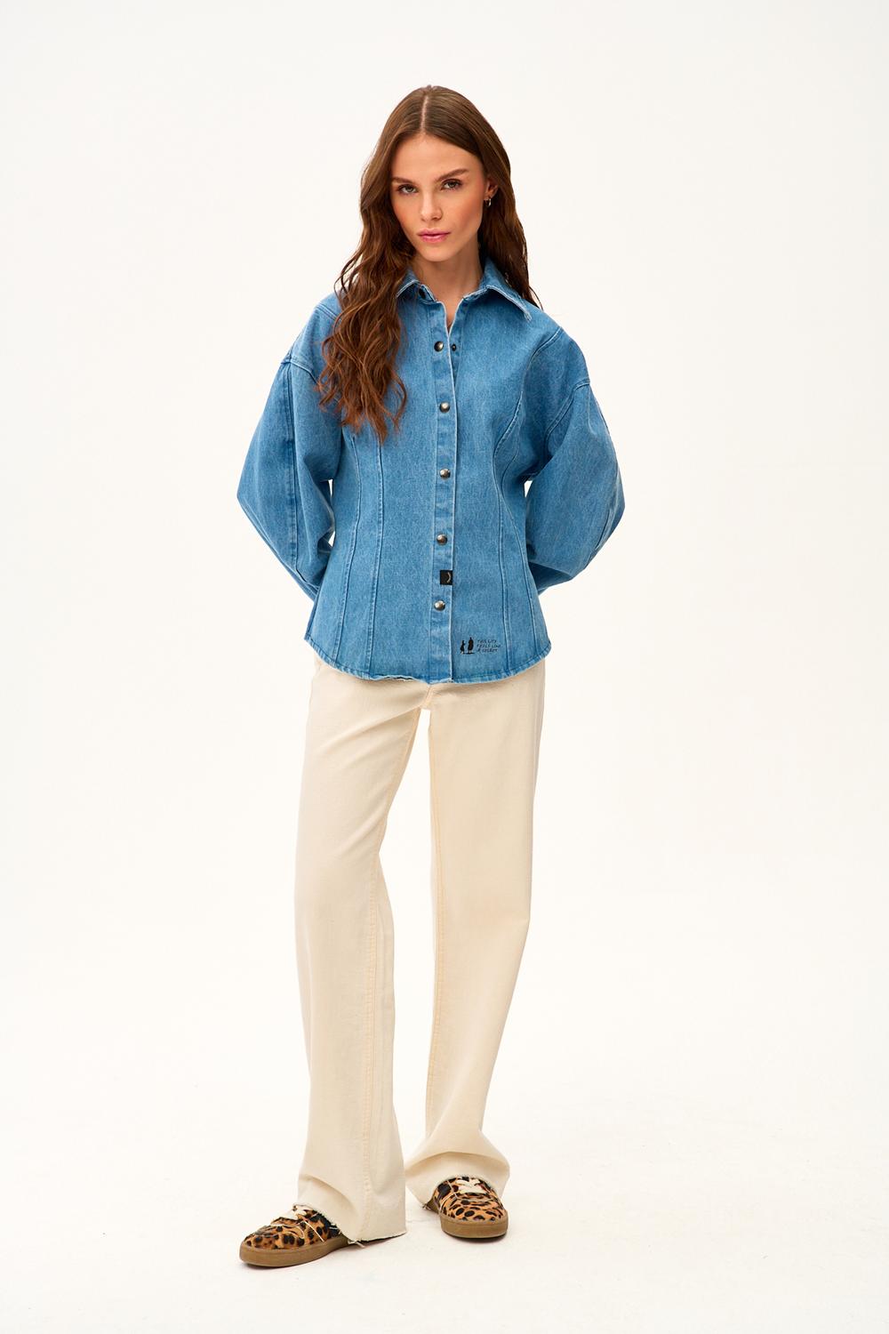 Sunrise Somewhere Denim Shirt