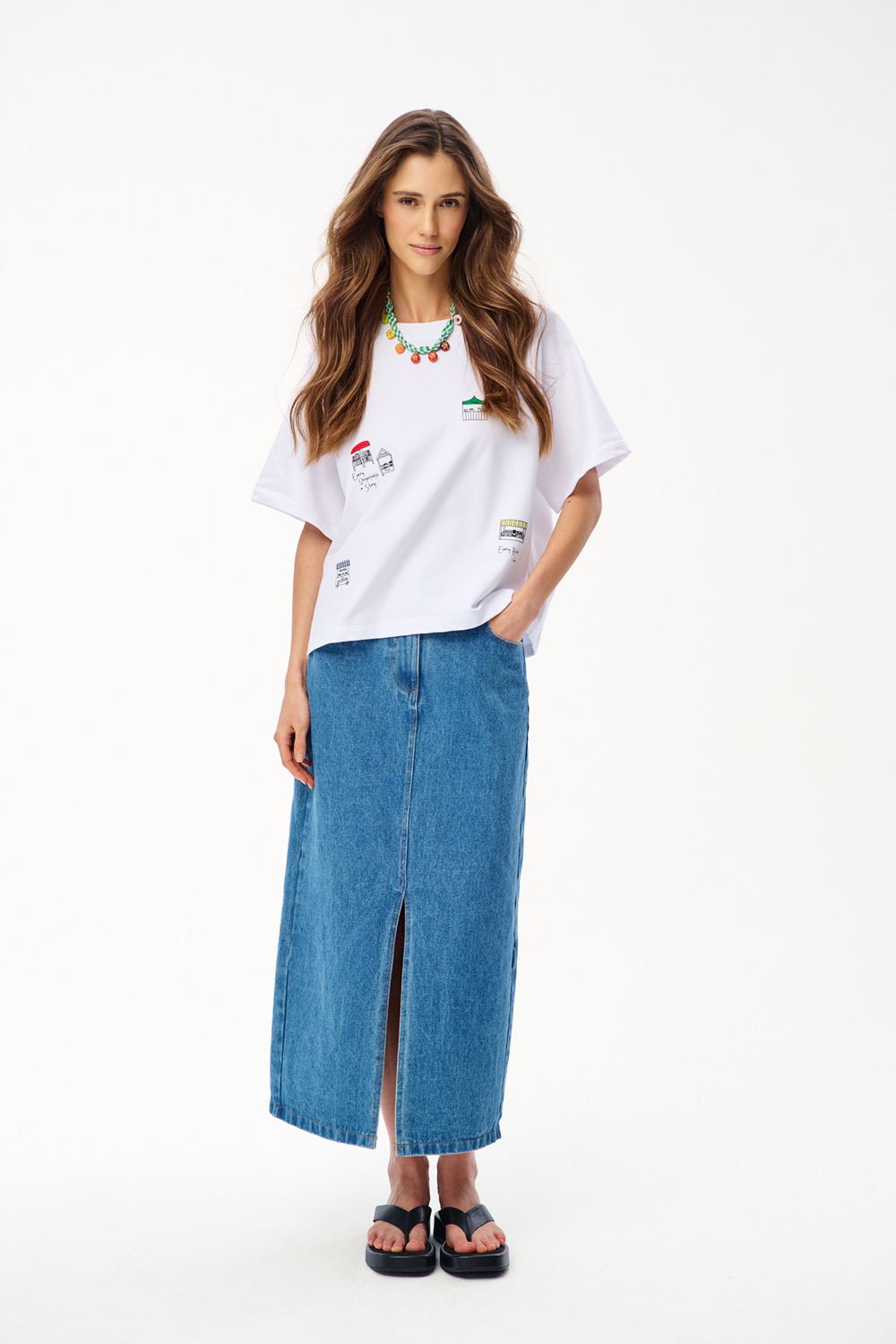 Tricou Market Morning