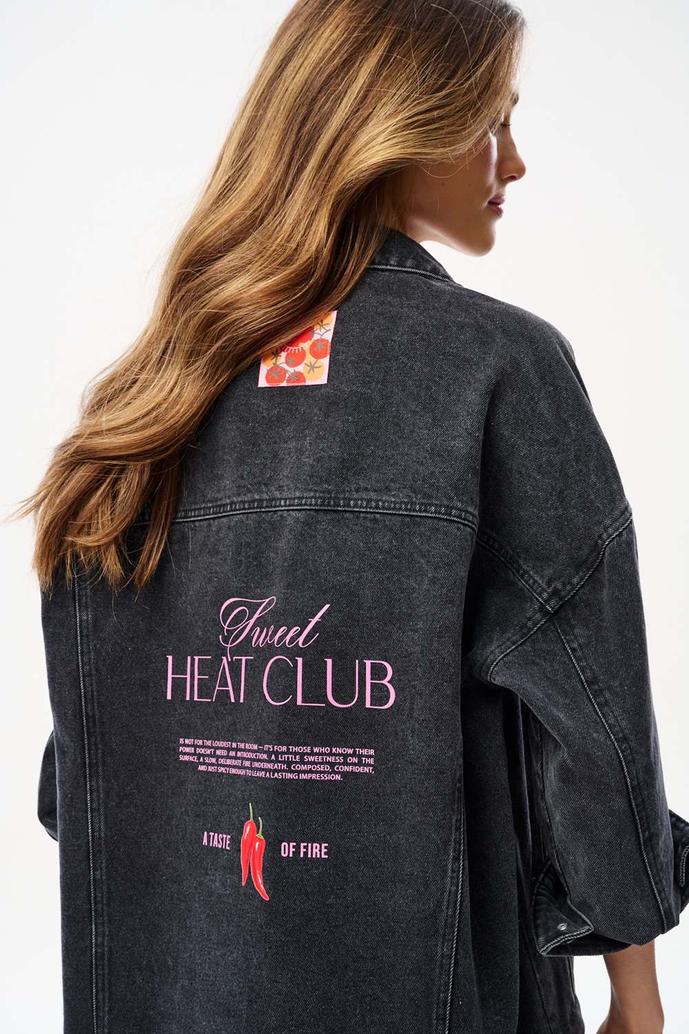 Geacă din denim Heat Club