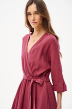 Rochie lungă din muselină Savannah