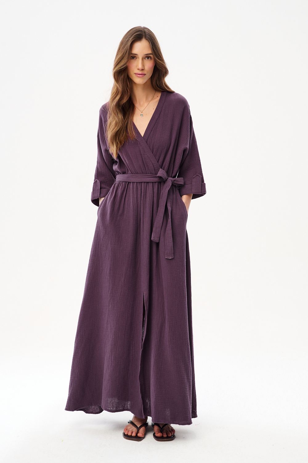 Rochie lungă musulmană Dark Dahlia
