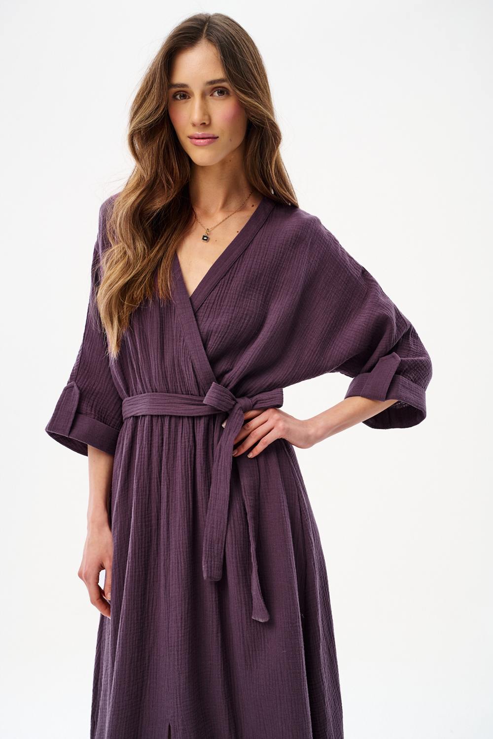 Rochie lungă musulmană Dark Dahlia
