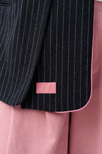 Anthracite Blazer with Detachable Collar