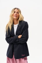 Anthracite Blazer with Detachable Collar
